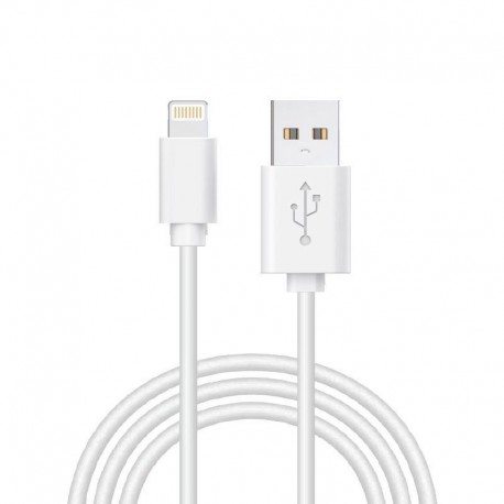 Cabo USB Lightning para iPhone / iPad (1.2 metros) Branco