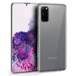 Capa de silicone para Samsung G980 Galaxy S20 (transparente)