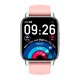 Smartwatch COOL Level Silicone Rosa (Chamadas, Saúde, Desporto )