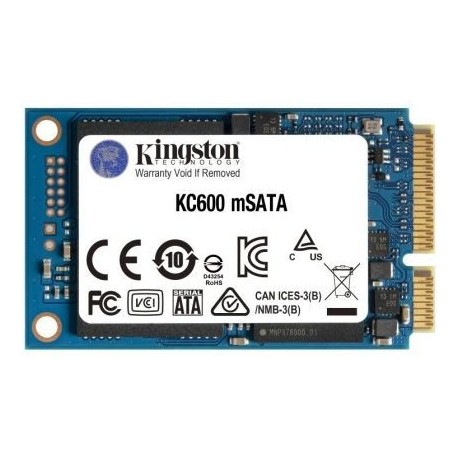 Disco SSD Kingston KC600 256GB/ mSATA