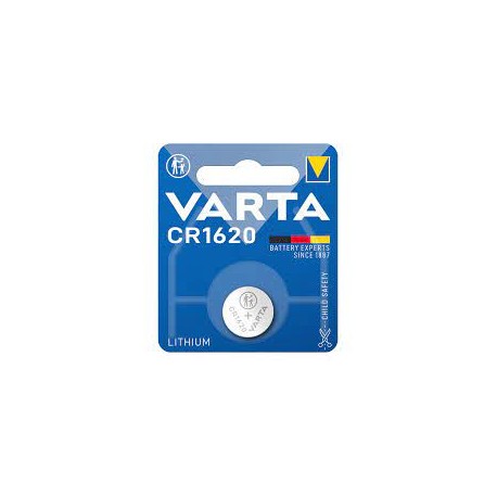 Pilha de lítio CR1620 3.0V 70mAh - Varta