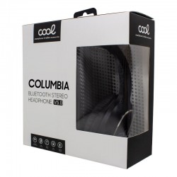 Auscultadores estéreo Bluetooth COOL Columbia Pretos